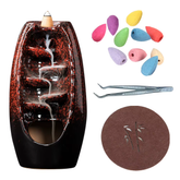 Zen Galaxy Ceramic Backflow Incense Holder and Burner Waterwall